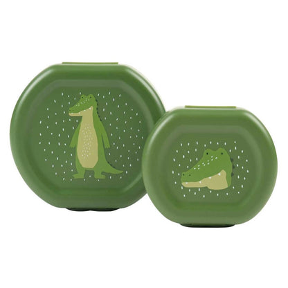 Trixie Snack Box with Clip Set of 2 (Mr. Alligator)