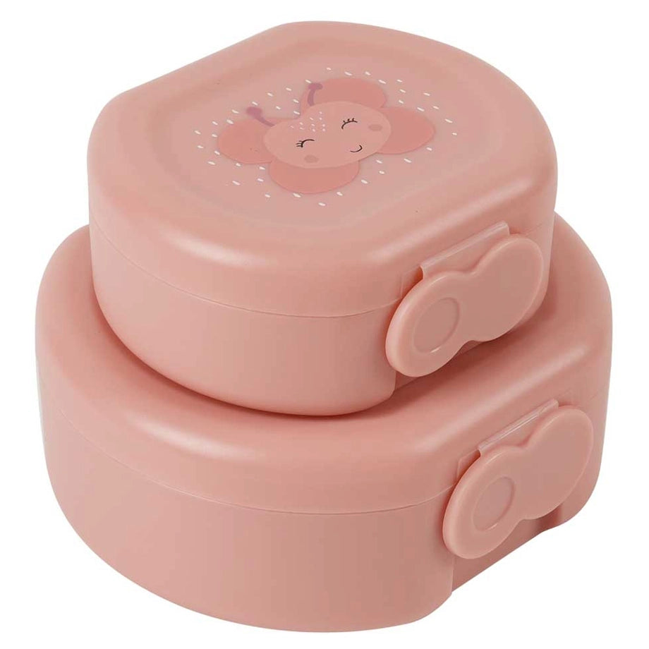 Trixie Snack Box with Clip Set of 2 (Mrs. Butterfly)