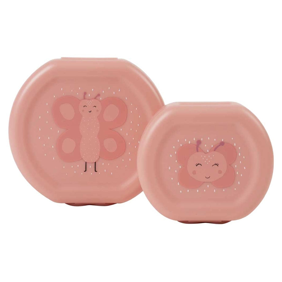 Trixie Snack Box with Clip Set of 2 (Mrs. Butterfly)