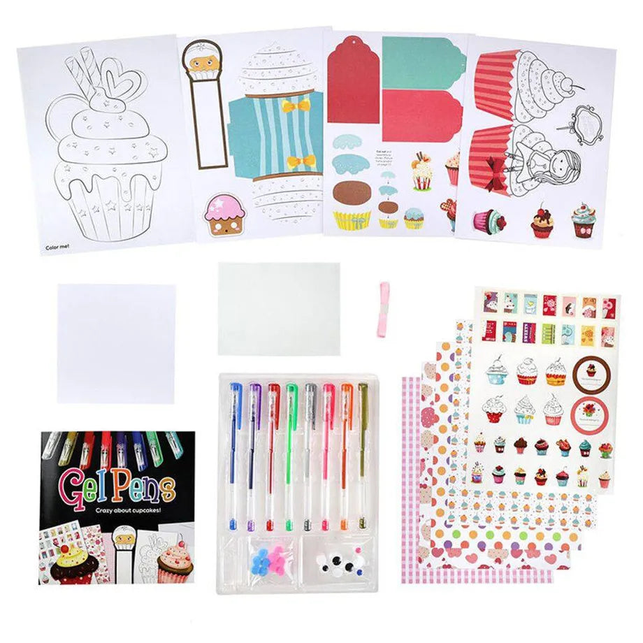 SpiceBox Kits for Kids Gel Pen Drawing Kit
