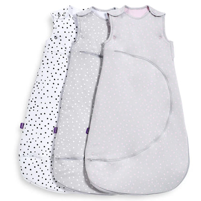 SnuzPouch Sleeping Bag, 1.0 Tog, 0-6M (Mono Spot)