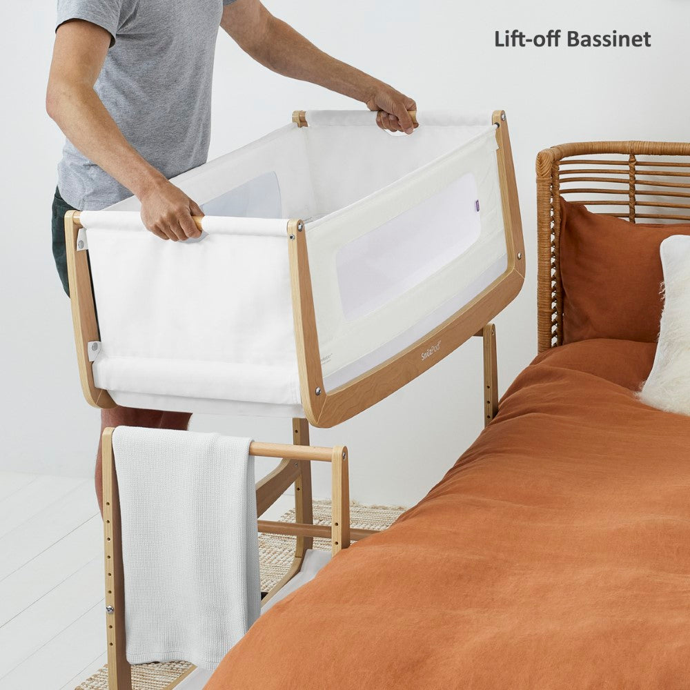 SnuzPod4 Bedside Crib (Natural)