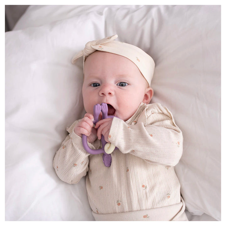 Matchstick Monkey Teething Toy (Purple)