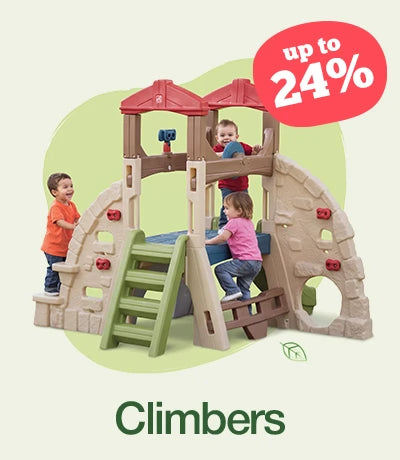 Little Angel Kids Playset And Activity Centre With Slide ,Hoop And Climber (Coffee)