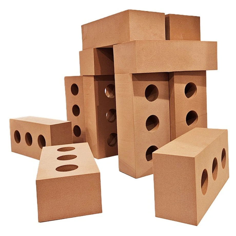 Quick Learning Brick Building Blocks (Brown)