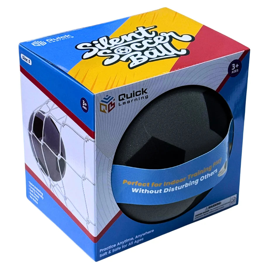 Quick Learning Silent Soccer Ball, Size 5