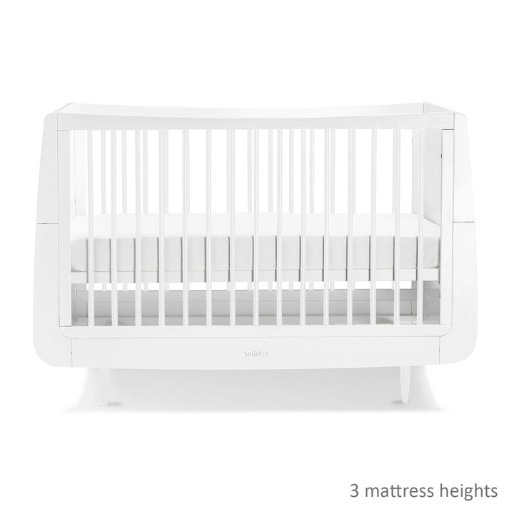 SnuzKot Skandi Cot Bed (White)
