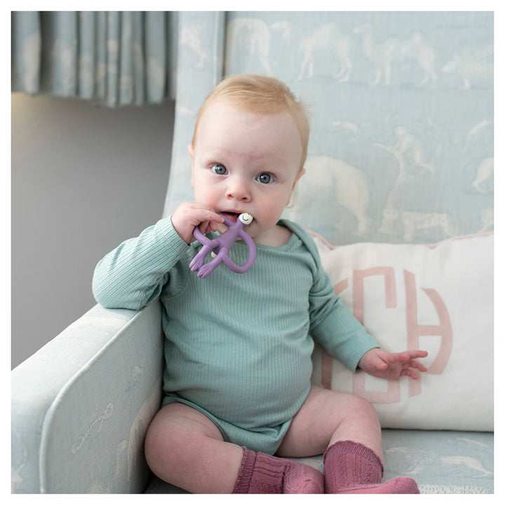 Matchstick Monkey Teething Toy (Purple)