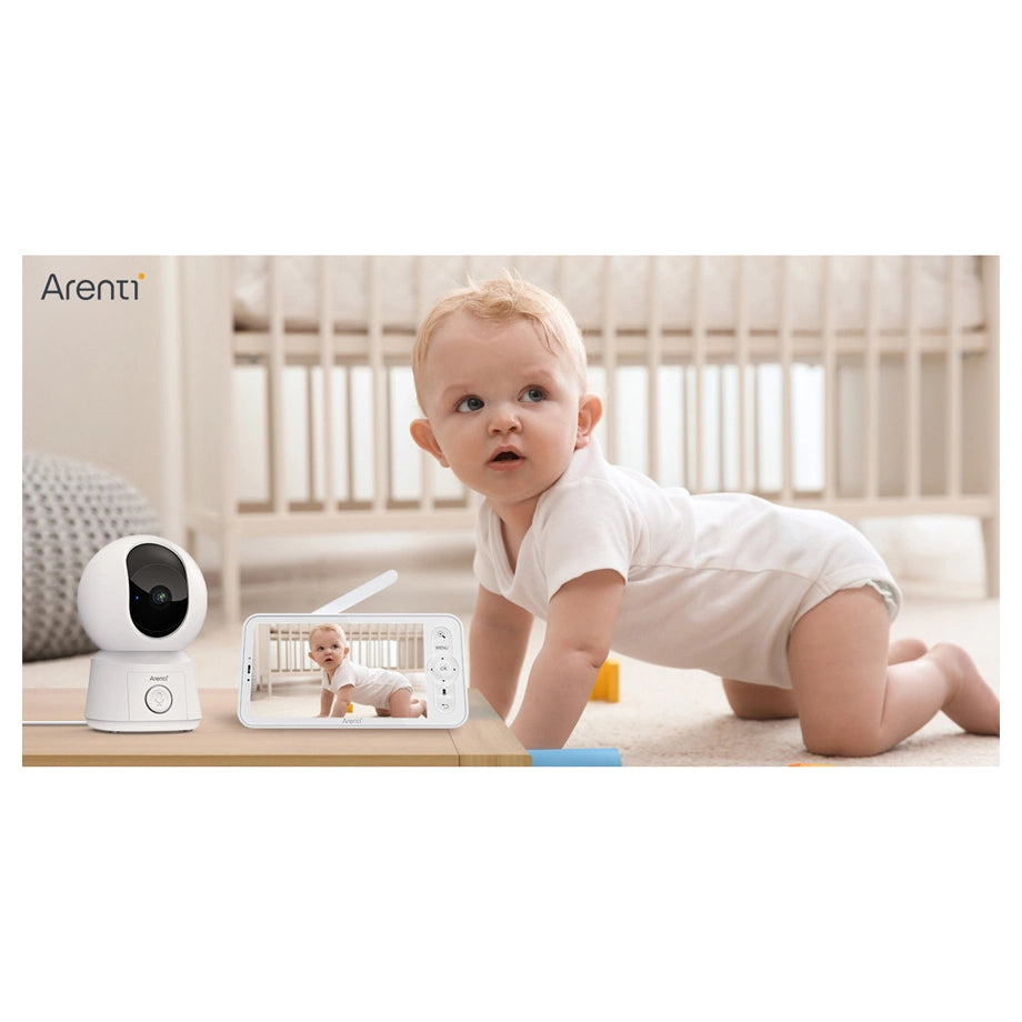 Arenti 2MP 1080P Wi-Fi Video Baby Monitor Kit with Dual Cameras and LCD Screen