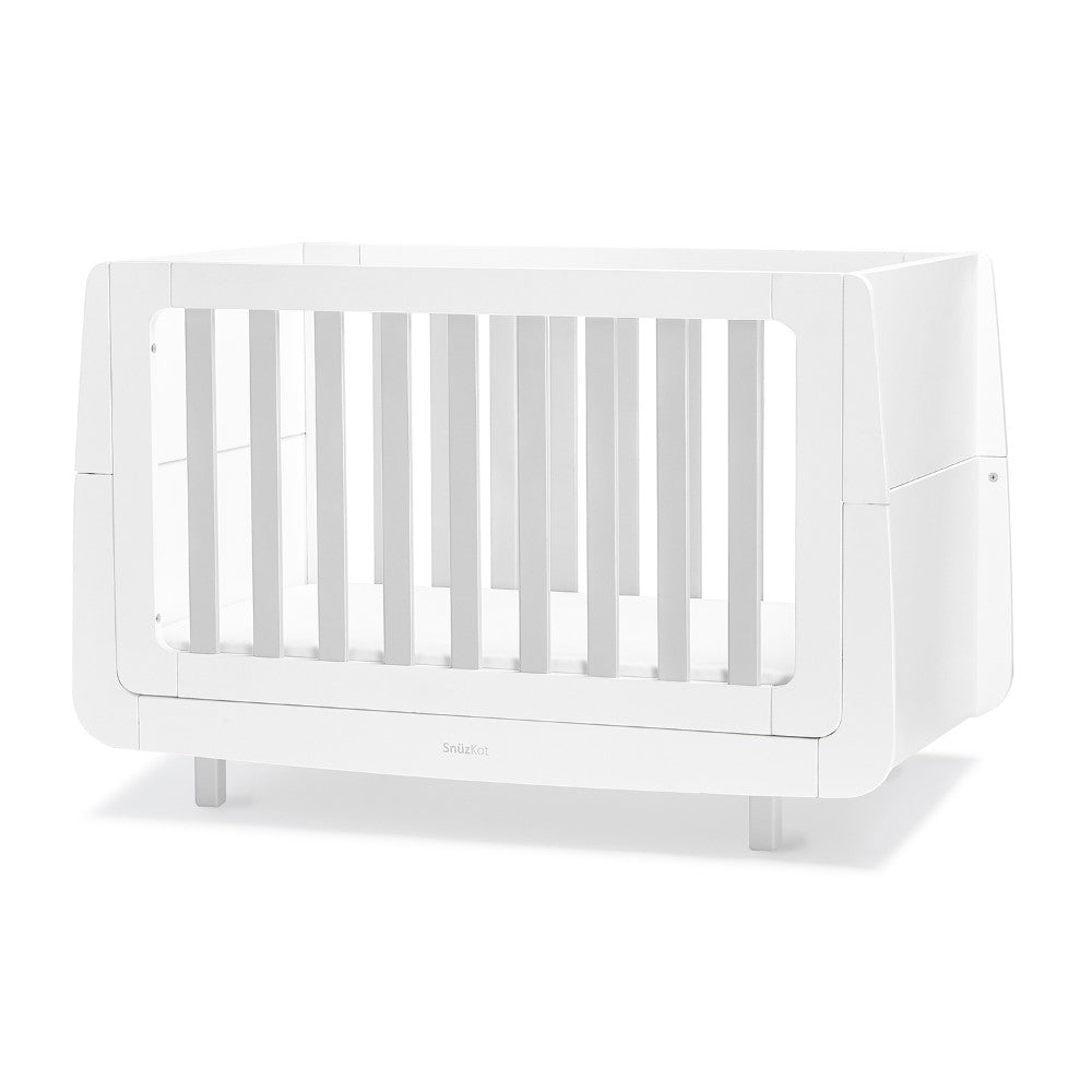 SnuzKot Mode Cot Bed (Grey) - Mattress Included