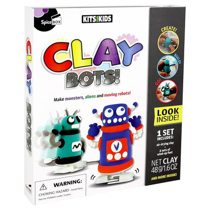 SpiceBox Kits For Kids Clay Bots! Modeling Clay Craft Kit