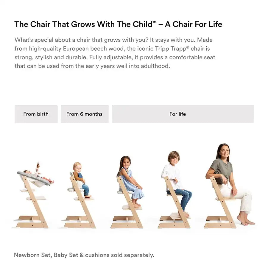 كرسي Stokke Tripp Trapp (أسود) كرسي Stokke Tripp Trapp (أسود)