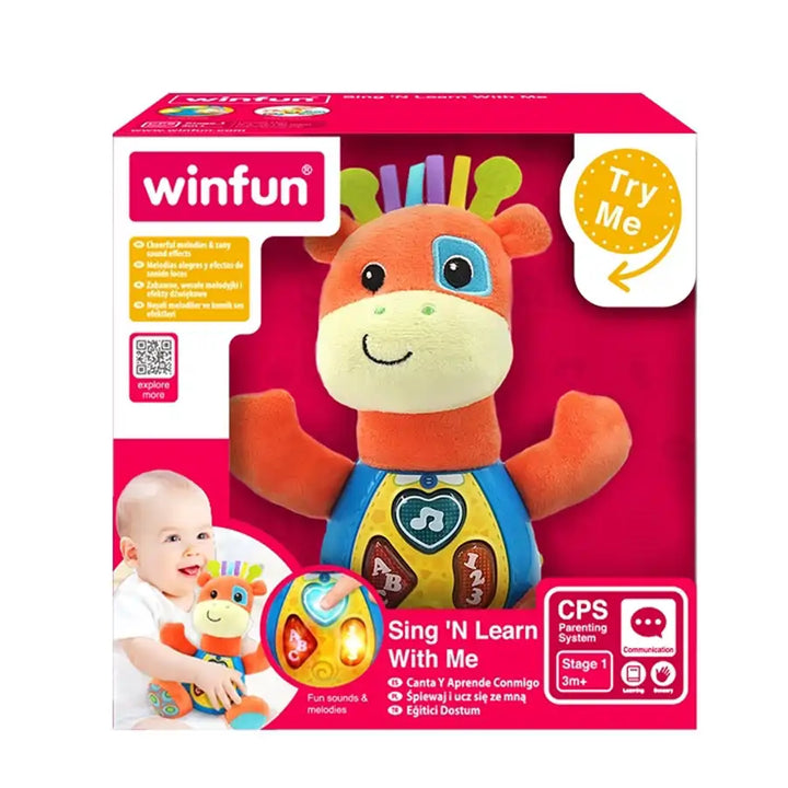 Winfun  Sing 'N Learn With Me - Patch The Giraffe