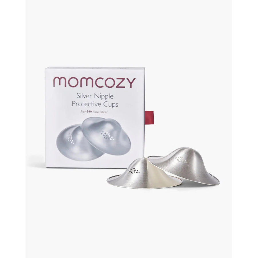 أكواب رضاعة Momcozy 999 فضية - مقاس 55 مم كبير جدًا أكواب رضاعة Momcozy 999 فضية - مقاس 55 مم كبير جدًا