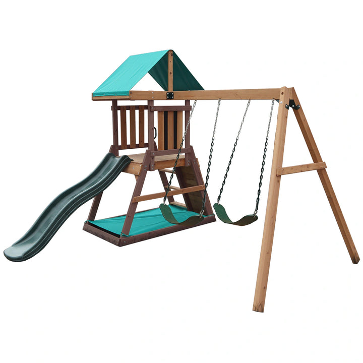 Mountpeak Matterhorn Swing Set & Playhouse