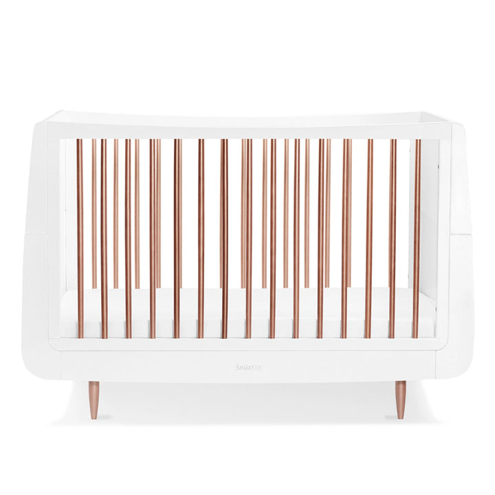 SnuzKot Skandi Cot Bed (Rose Gold)