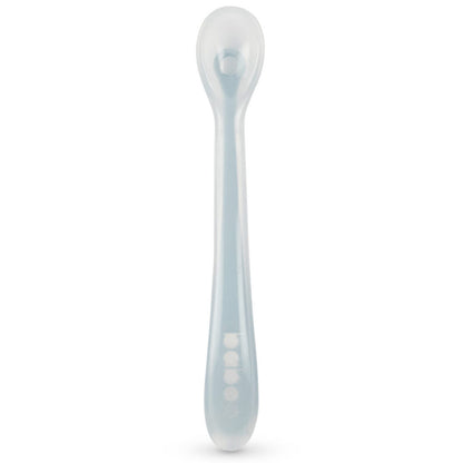 Baboo 6m+ Silicone Spoon for Babies (Blue)