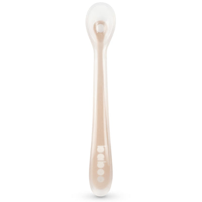 Baboo 6m+ Silicone Spoon for Babies (Au Naturale)