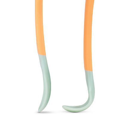 Baboo 2-Pack Soft-Tip Silicone Weaning Spoons (Peachy Keen)