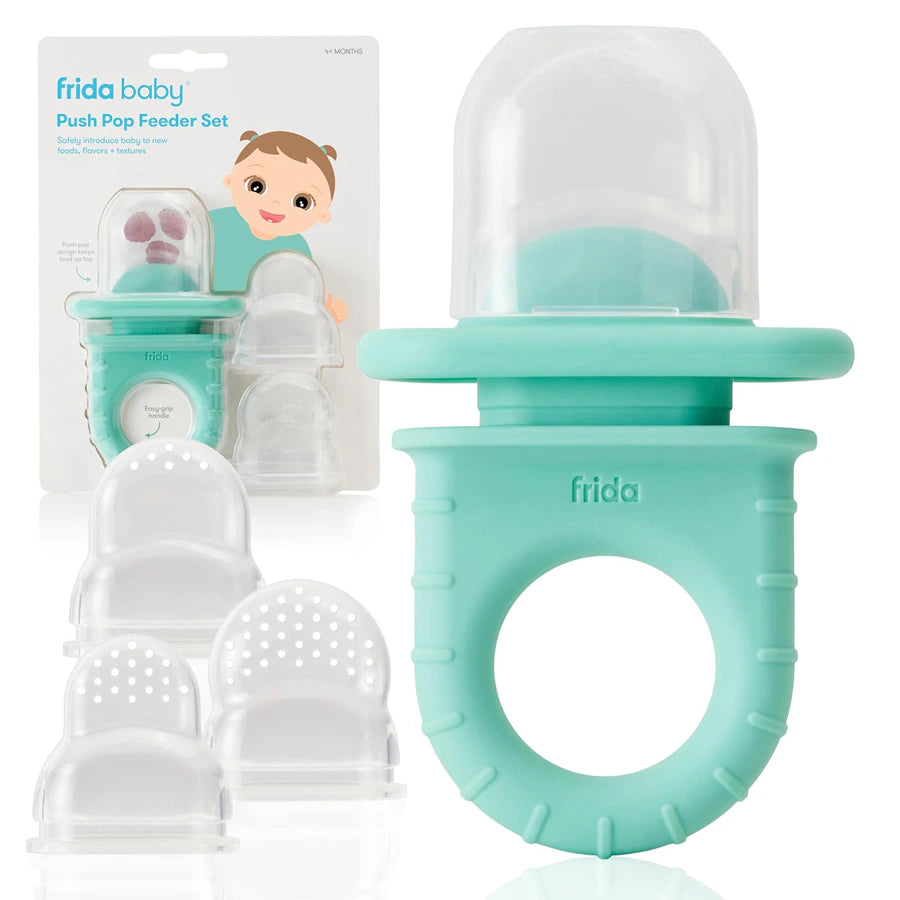 مجموعة تغذية Push Pop ذات طرف مكون من 3 قطع - لون أزرق مخضر نابض بالحياة مجموعة تغذية Push Pop ذات طرف مكون من 3 قطع - لون أزرق مخضر نابض بالحياة