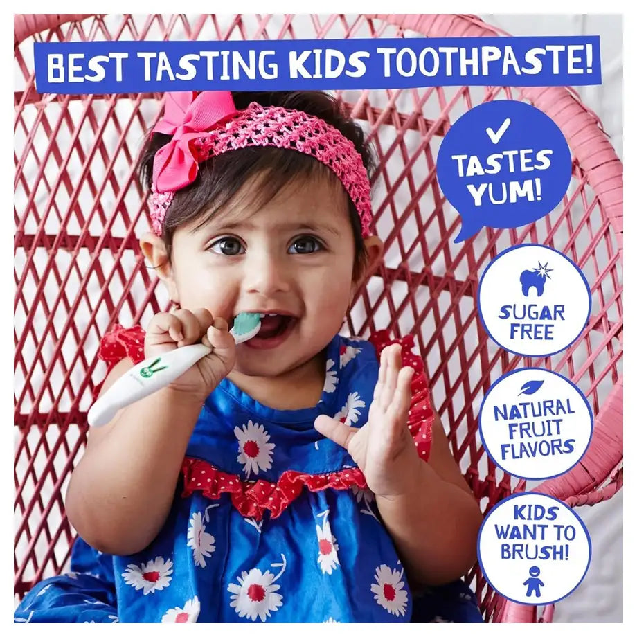 Jack N' Jill Natural Toothpaste Blueberry 50g Ecocert Naturally Certified