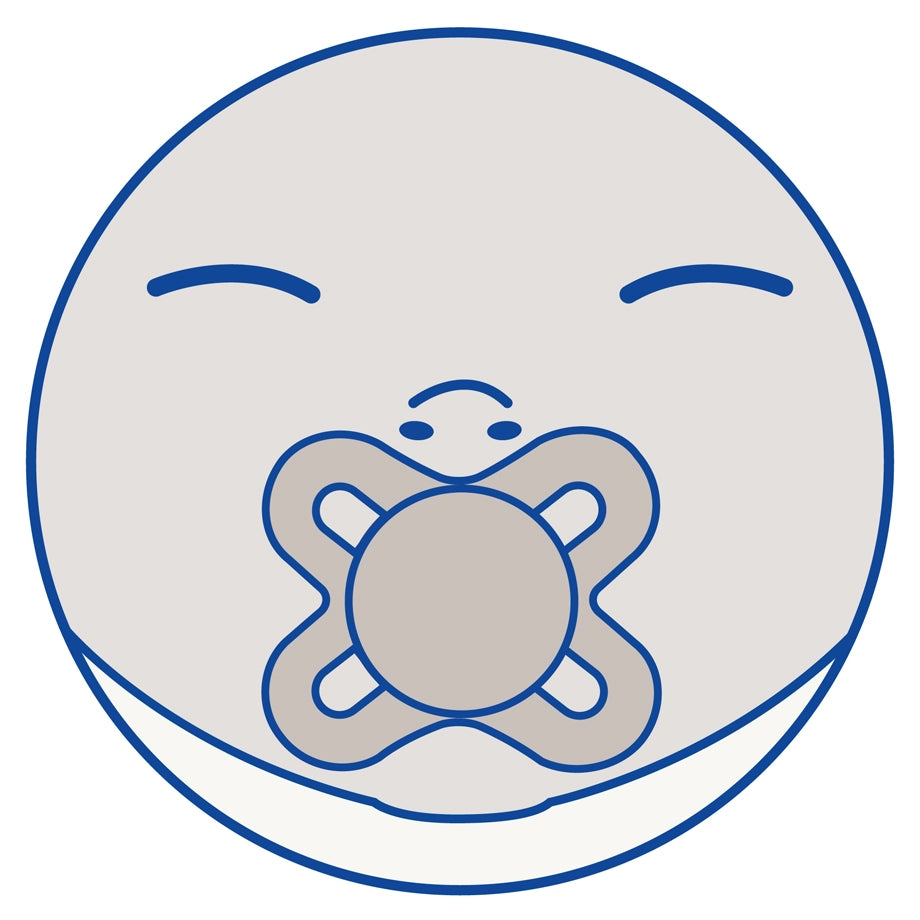 Mam Baby Original Silicone Pacifier 6M+ Pack Of 2 (Sealife Pink & Green)