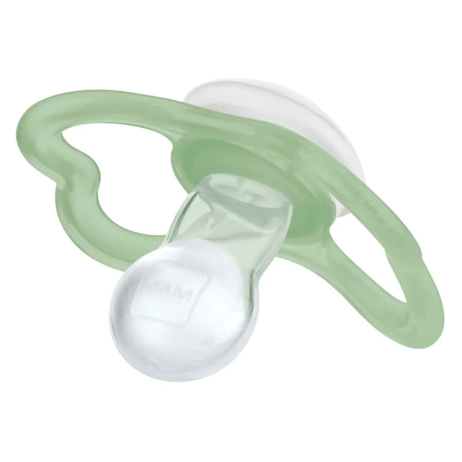 Mam Baby Supreme Silicone Pacifier 6M+ Pack Of 2 (Sealife Green & Blue)