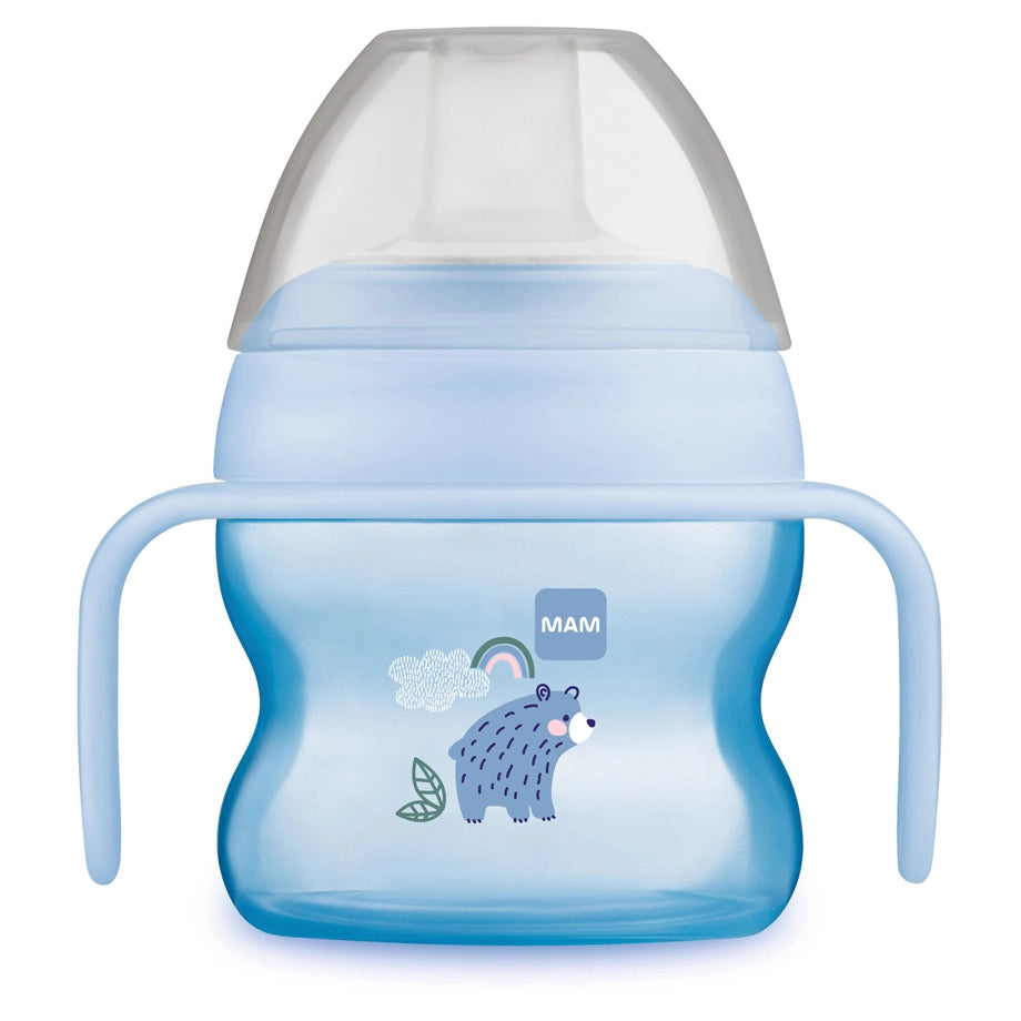 Mam Baby Starter Cup - 4M+ - 150Ml Pack Of 1 (Fores Blue)