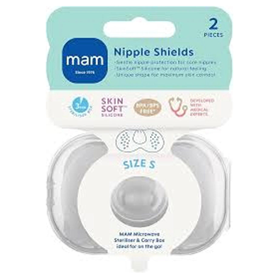 Mam Baby Nipple Shield - Size S Pack Of 2 (Clear)