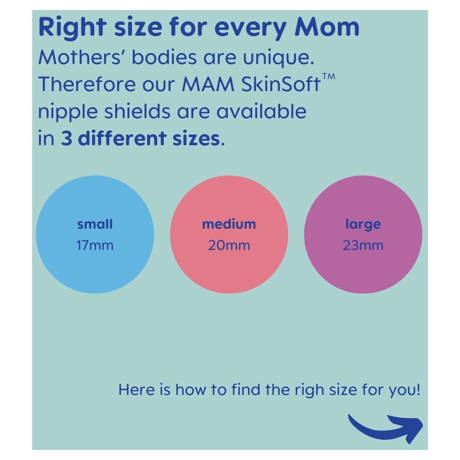 Mam Baby Nipple Shield - Size L Pack Of 3 (Clear)