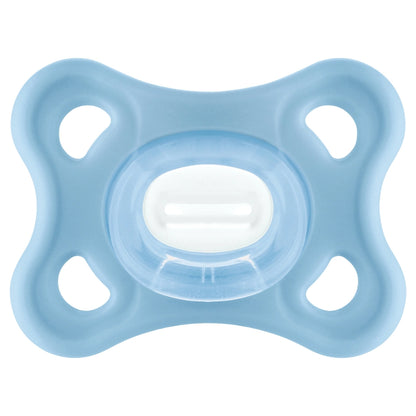 Mam Baby Comfort Silicone Pacifier 0-3M Pack Of 2 (Sealife Blue & Beige)