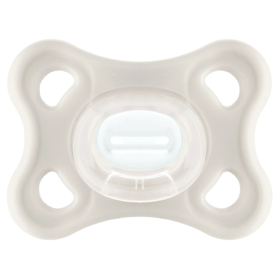 Mam Baby Comfort Silicone Pacifier 0-3M Pack Of 2 (Sealife Blue & Beige)