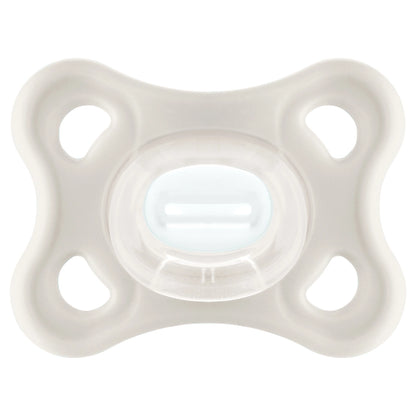 Mam Baby Comfort Silicone Pacifier 0-3M Pack Of 2 (Sealife Blue & Beige)