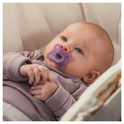 Mam Baby Comfort Silicone Pacifier 3-12M Pack Of 2 (Blue & Beige)