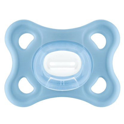 Mam Baby Comfort Silicone Pacifier 3-12M Pack Of 2 (Blue & Beige)