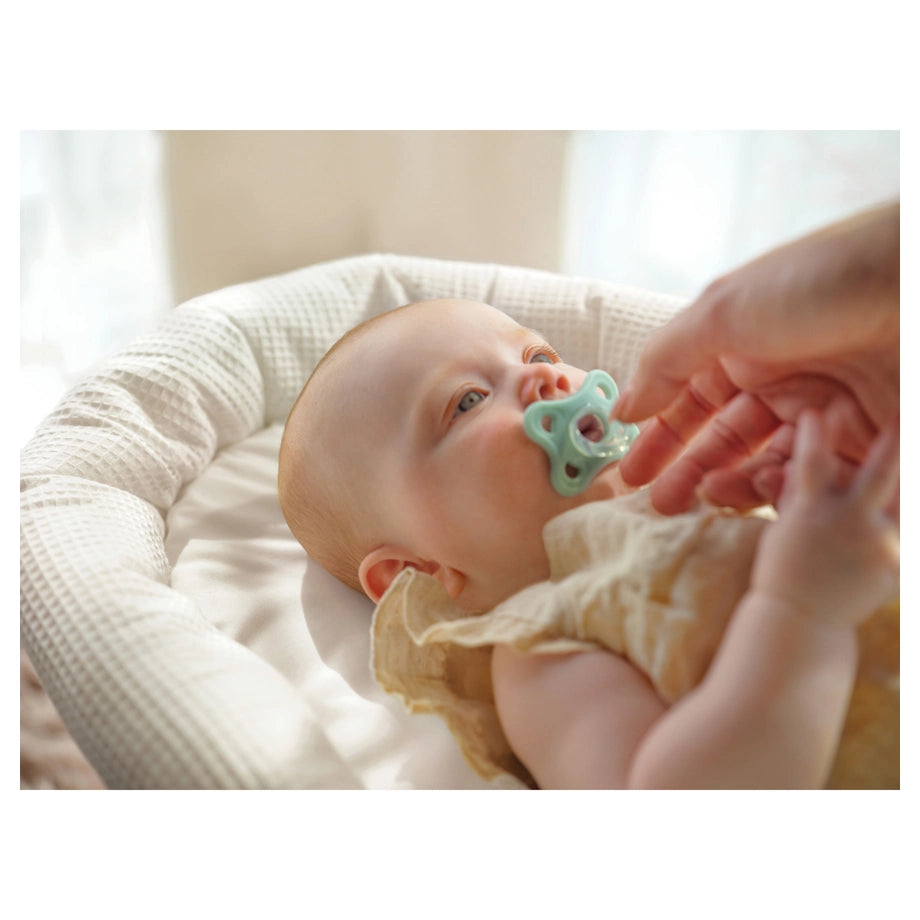 Mam Baby Comfort Silicone Pacifier 3-12M Pack Of 2 (Pink & Beige)