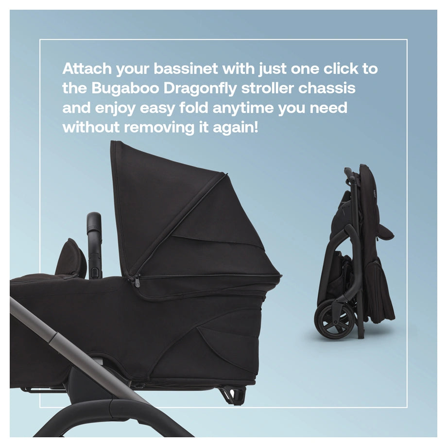 Bugaboo Dragonfly Bassinet 1.1 (Midnight Black)
