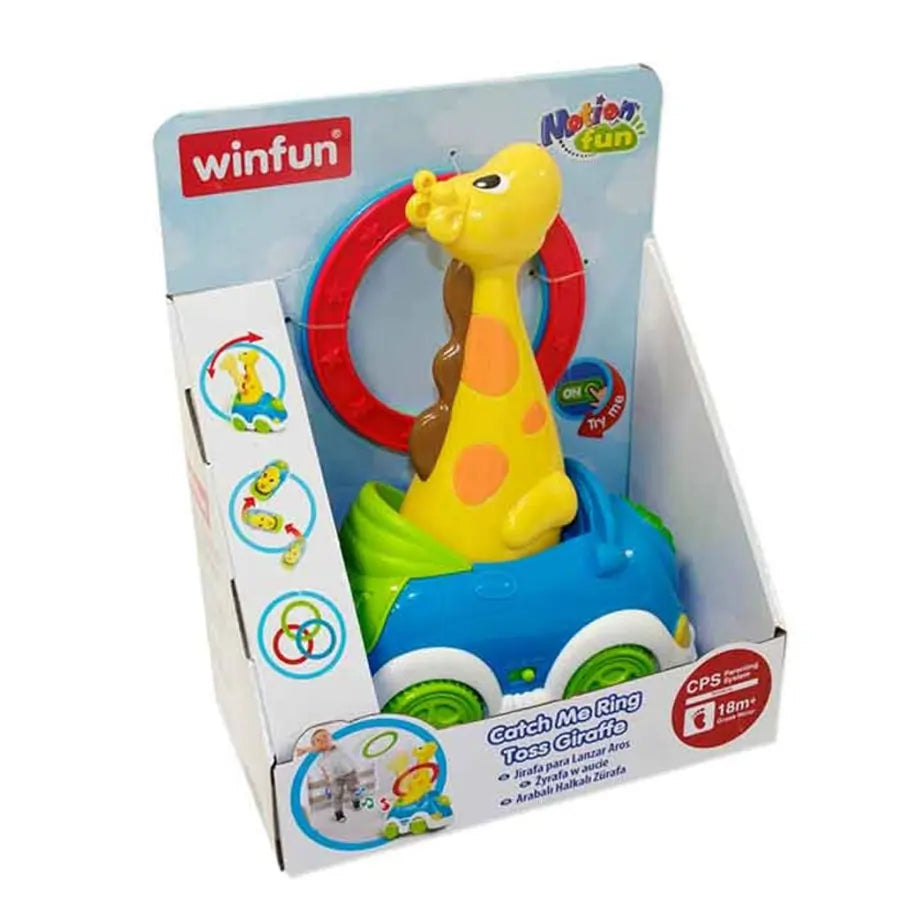 Winfun امسكني حلقة رمي الزرافة Winfun امسكني حلقة رمي الزرافة