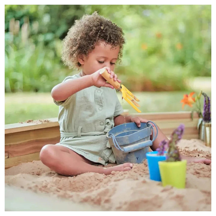 Plum Treasure Beach Wooden Sandpit-Natural