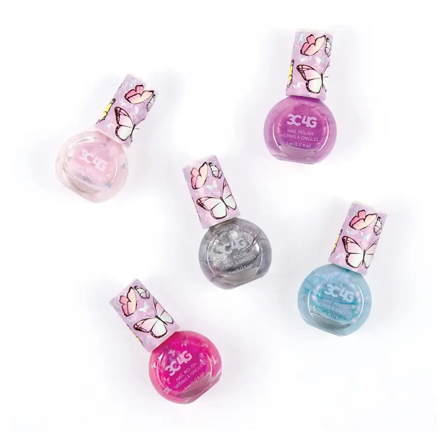 3C4G Butterfly Nail Polish Set 5 Pack