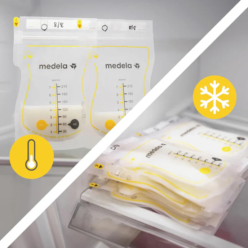Medela - Easy Pour Breast Milk Storage Bags 210ml - Pack of 25