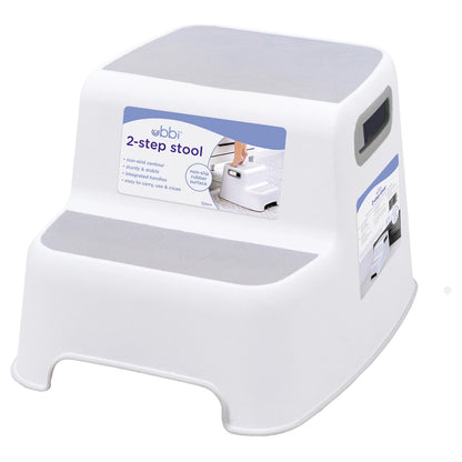 Ubbi 2-Step Stool Non-Slip Toddler Step Stool