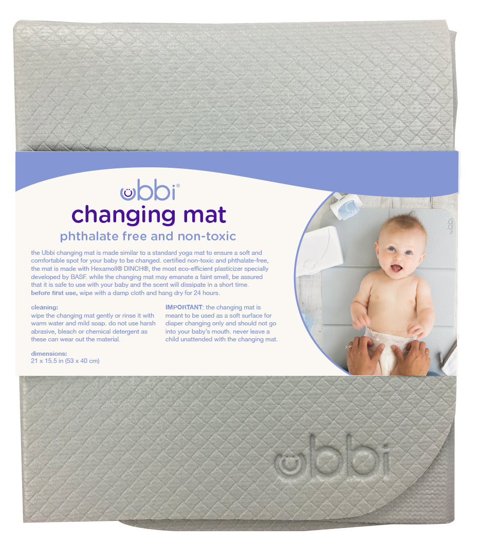 Ubbi Changing Mat Standalone (Gray) Ubbi Changing Mat Standalone (Gray)