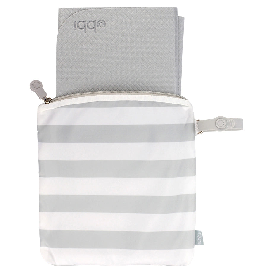 Ubbi On-The-Go Changing Mat Bag (Gray)