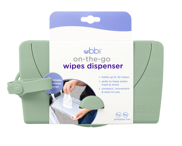 Ubbi  OTG Wipes Dispenser ( Sage)