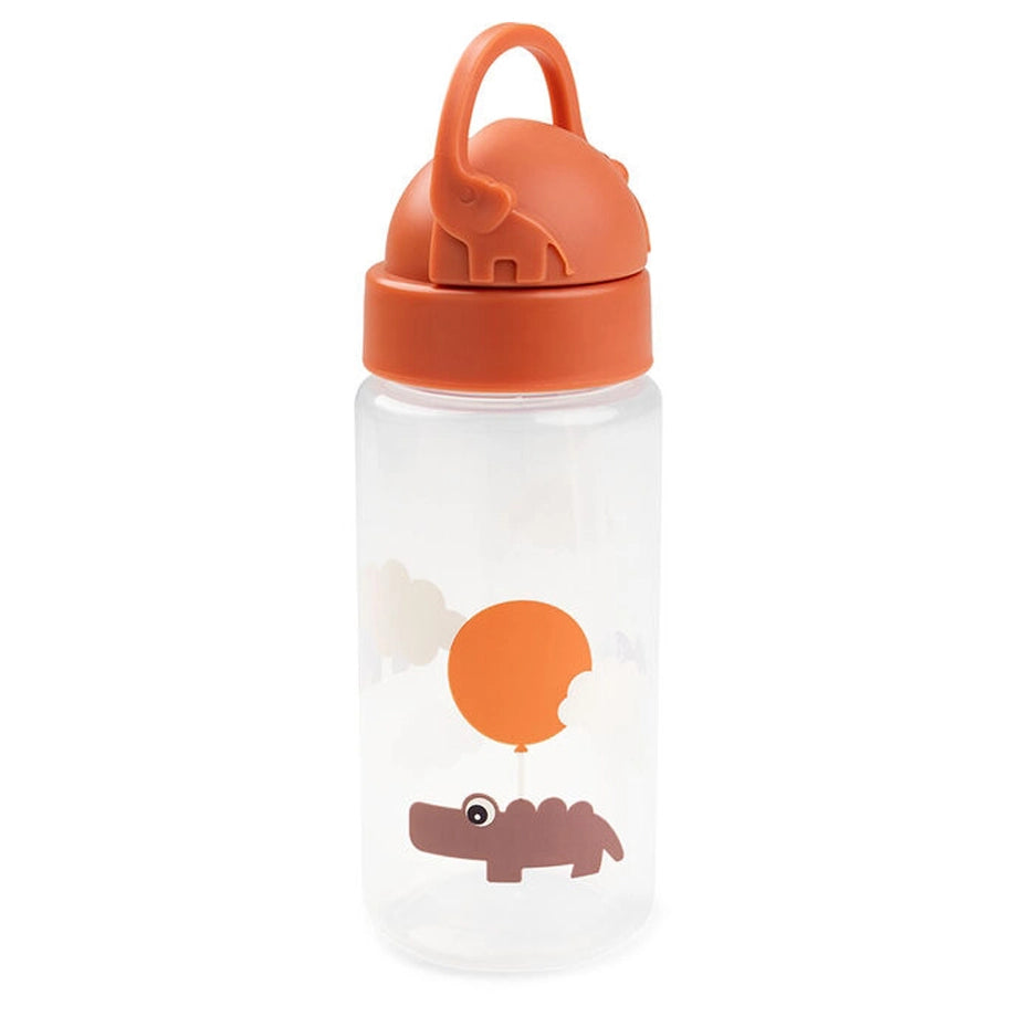 Done By Deer Straw Bottle Happy Clouds Papaya (Papaya)