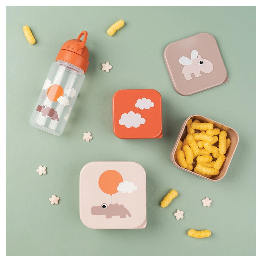 Done By Deer Straw Bottle Happy Clouds Papaya (Papaya)