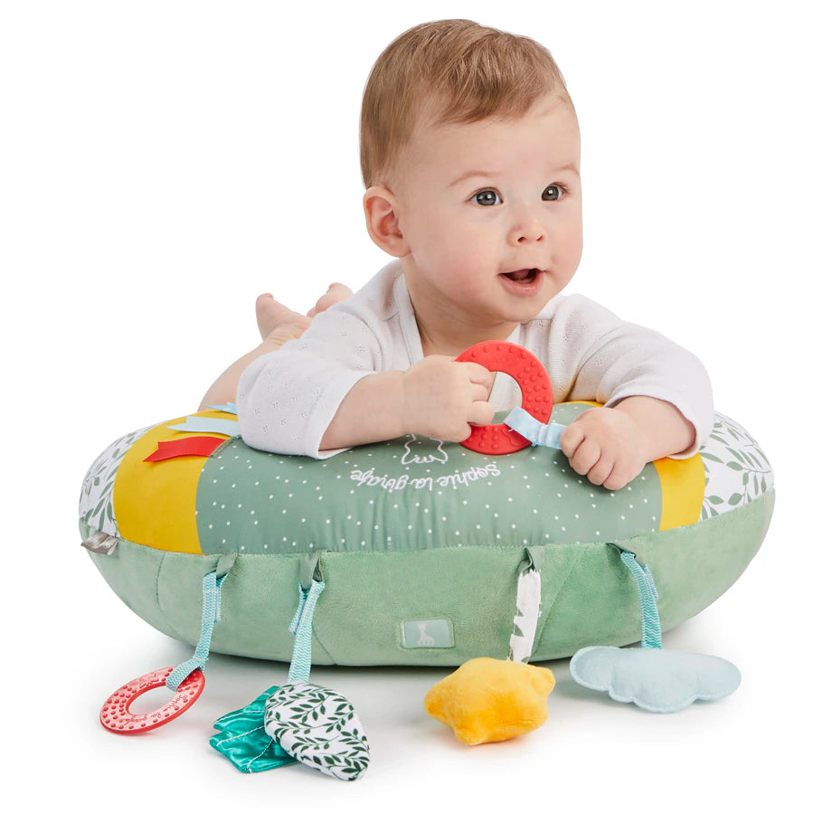Sophie La Girafe Cosy Play Cushion Baby Activity Toy (Multicolour)