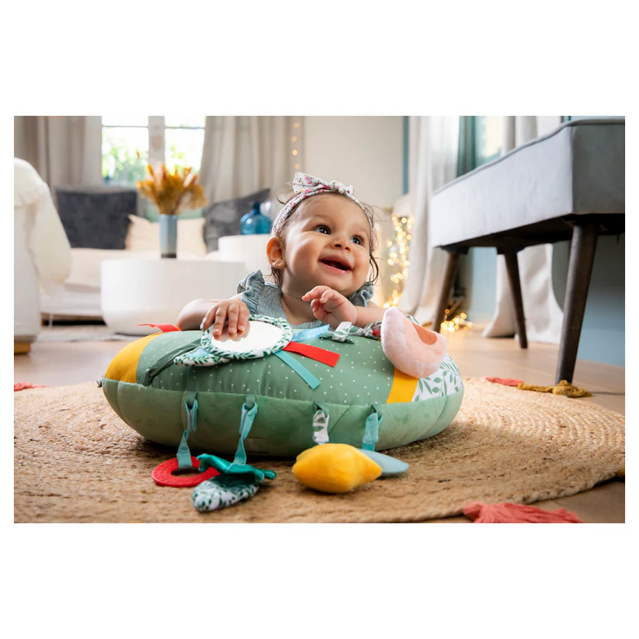 Sophie La Girafe Cosy Play Cushion Baby Activity Toy (Multicolour)