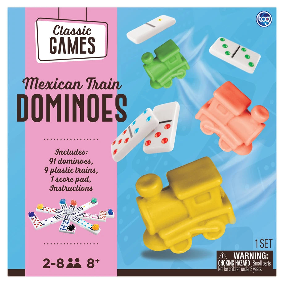 Classic Games Dominoes Mexican Train Boxed